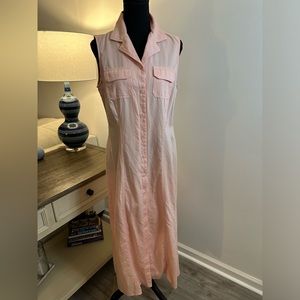 Emma James Sleeveless Button Down Midi Dress - Size 10